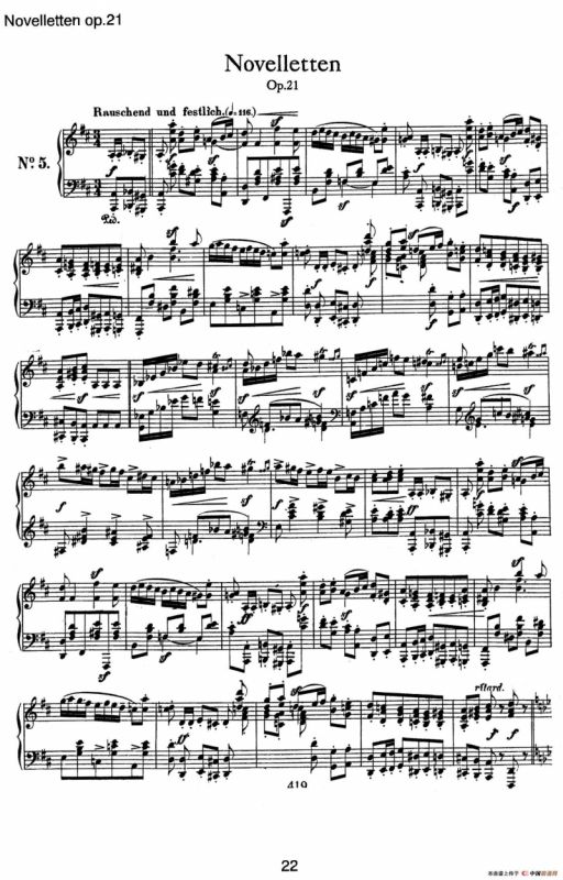 Novelletten Op.21（5）