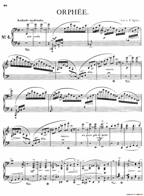 Orpheus S.98（第四交响诗）（钢琴独奏版）