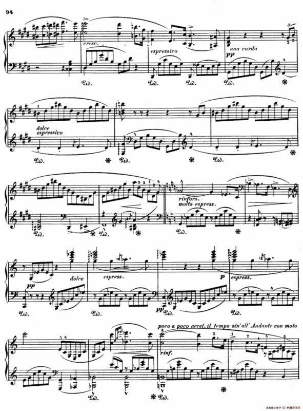 Orpheus S.98（第四交响诗）（钢琴独奏版）