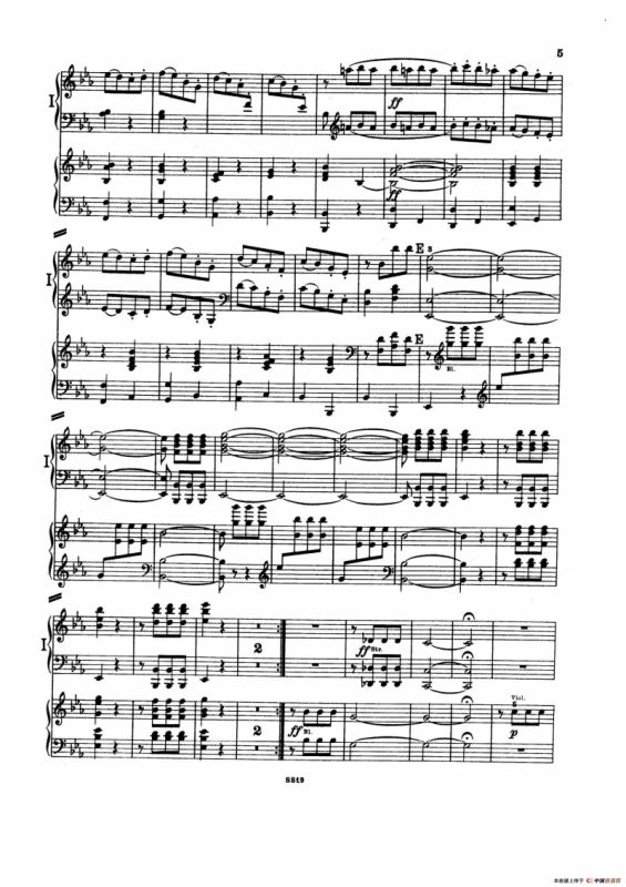 Symphony No.5 in c Minor Op.67（双钢琴版第1——2乐章）