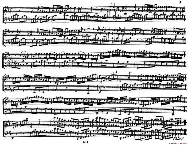 D大调小提琴协奏曲Op.61（钢琴版）