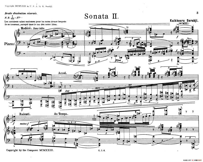 Piano Sonata No.2（第二钢琴奏鸣曲）（P3——22）