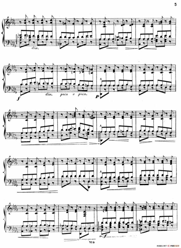 Grande Etude de Concert Tremolo Op.58（音乐会练习曲“震音”）