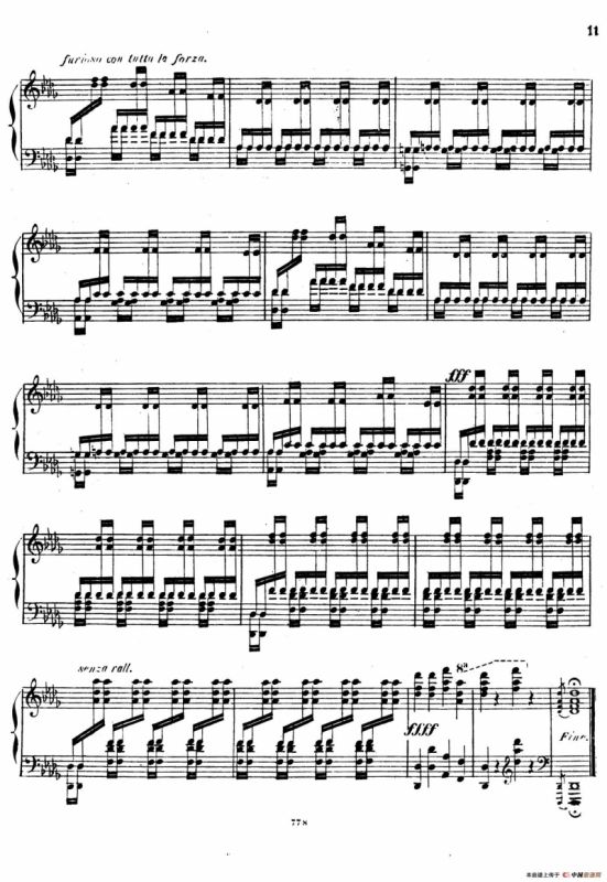 Grande Etude de Concert Tremolo Op.58（音乐会练习曲“震音”）