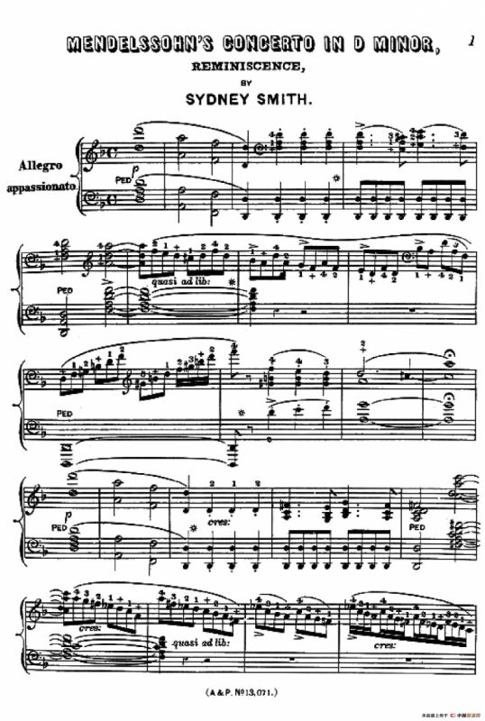 d小调第二钢琴协奏曲（钢琴独奏版）