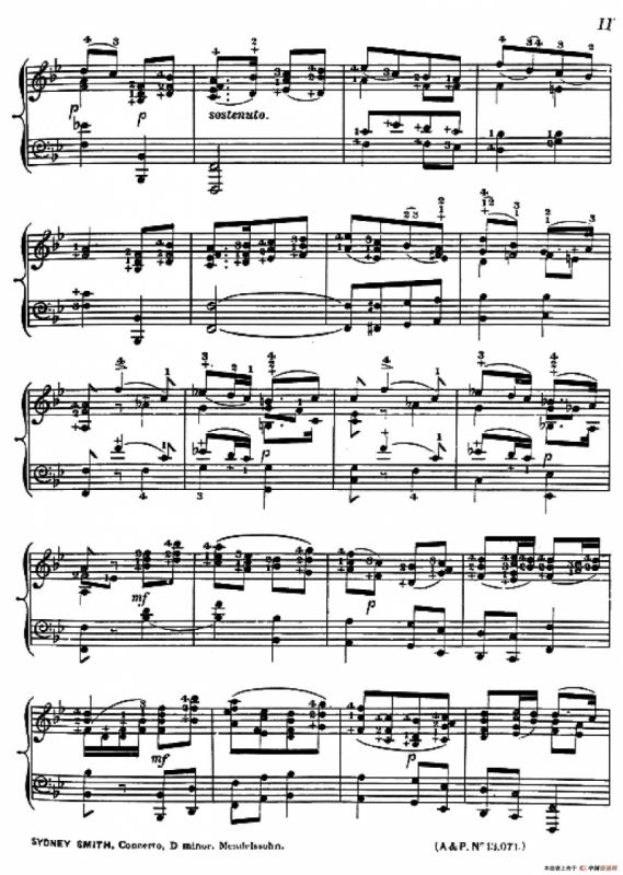 d小调第二钢琴协奏曲（钢琴独奏版）