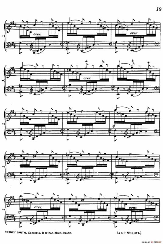 d小调第二钢琴协奏曲（钢琴独奏版）