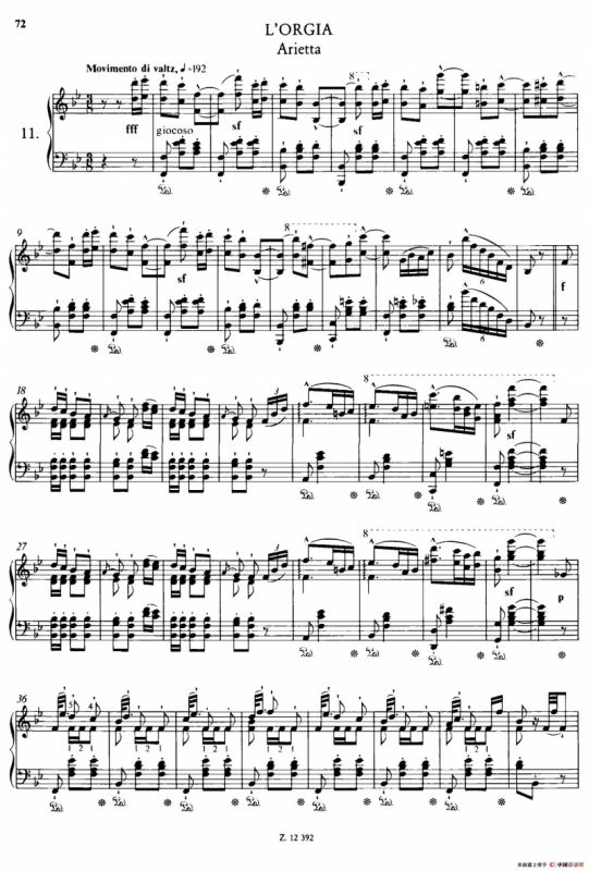 Soirées Musicales S.424（《音乐晚会（全12首）》第11首）