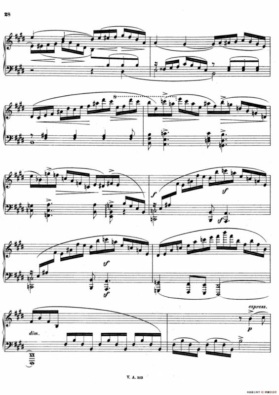 升c小调第一钢琴奏鸣曲（Op.6）