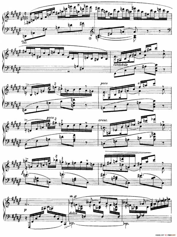 13 Barcarolles, Barcarolle（No. 3）