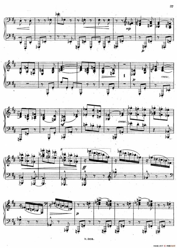 Four Pieces 4首小品 Op.2（Ⅳ）