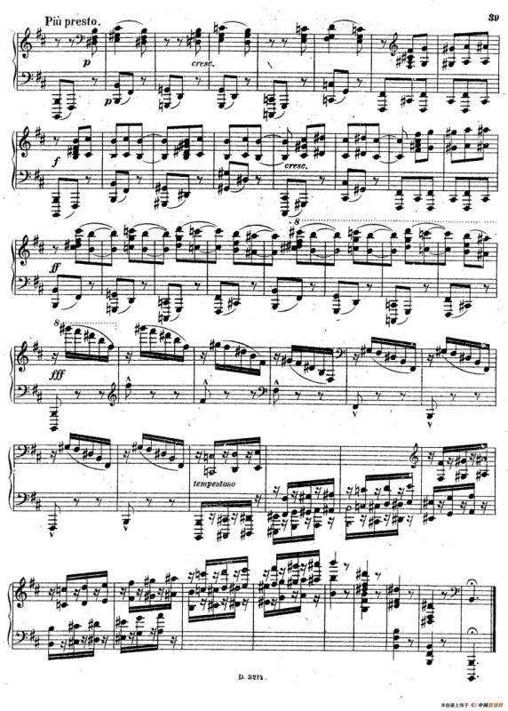 Four Pieces 4首小品 Op.2（Ⅳ）