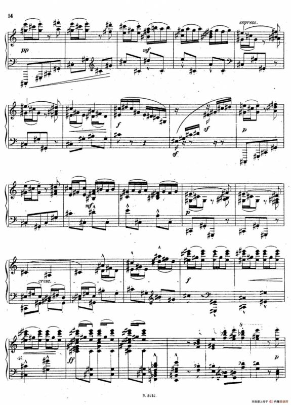 Four Pieces 4首小品 Op.2（Ⅱ）