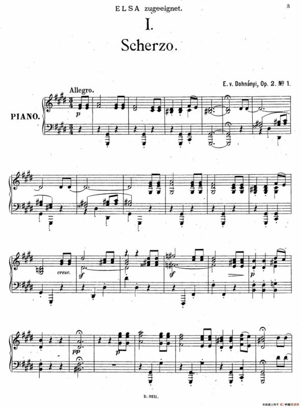 Four Pieces 4首小品 Op.2（Ⅰ）