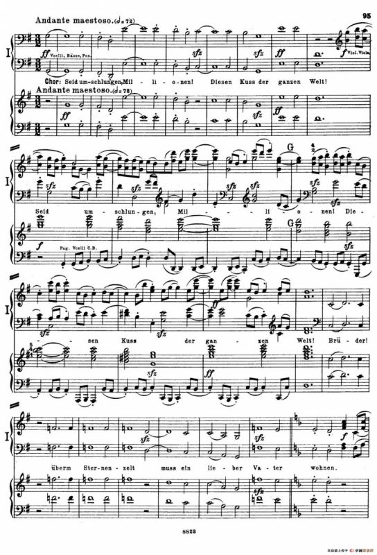 d小调第九交响曲 Op.125（双钢琴P93——102）