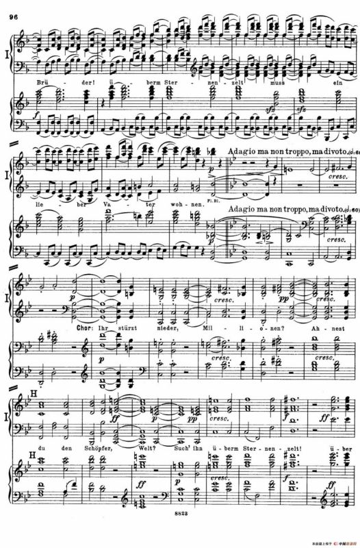 d小调第九交响曲 Op.125（双钢琴P93——102）