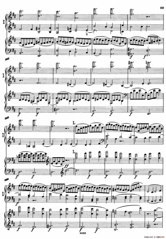 d小调第九交响曲 Op.125（双钢琴P93——102）