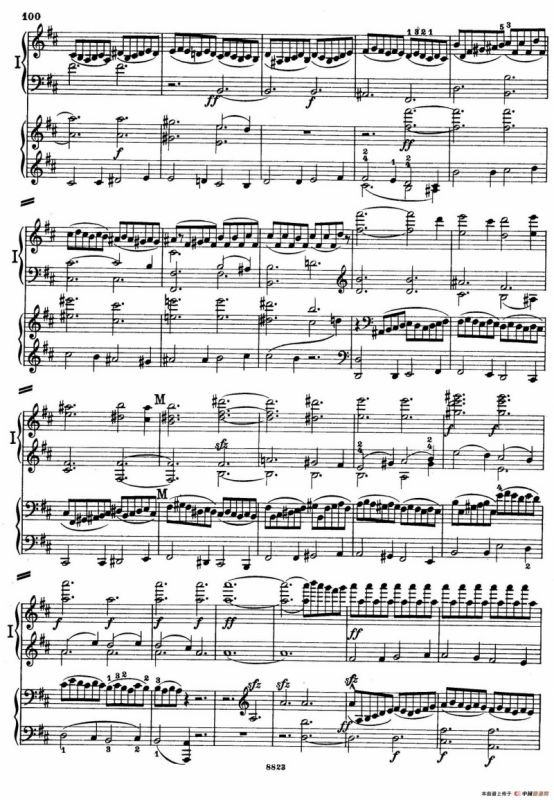 d小调第九交响曲 Op.125（双钢琴P93——102）