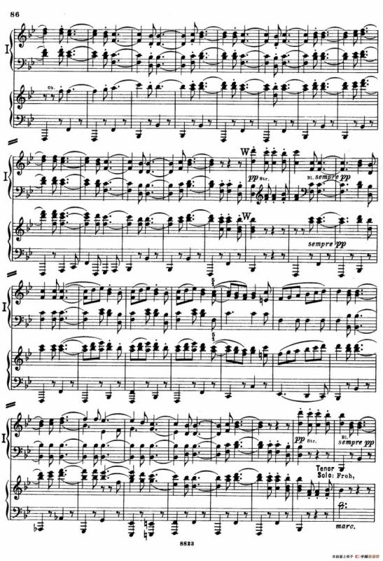 d小调第九交响曲 Op.125（双钢琴P83——92）