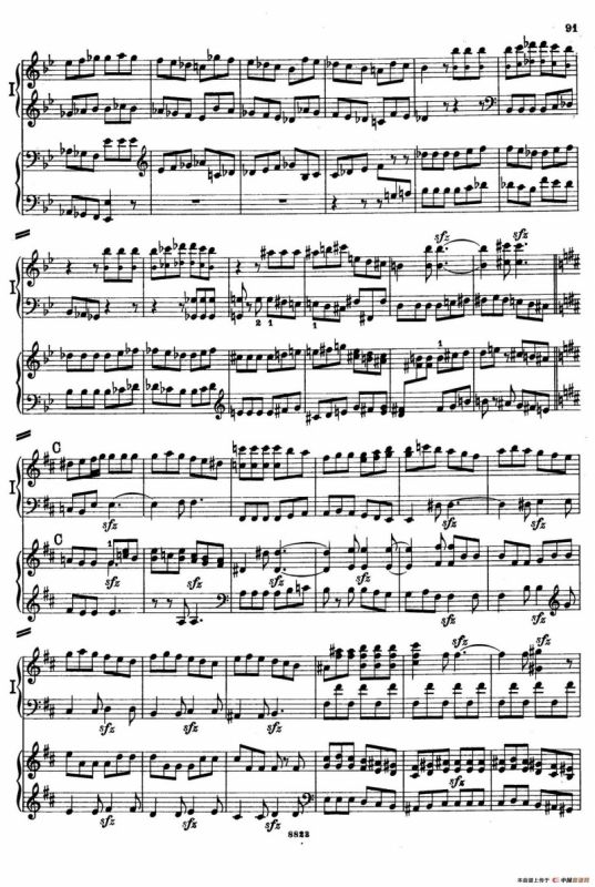 d小调第九交响曲 Op.125（双钢琴P83——92）