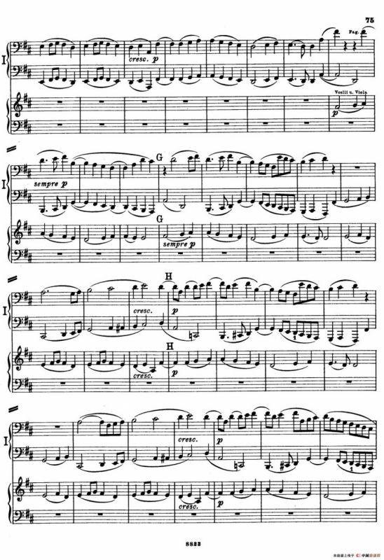 d小调第九交响曲 Op.125（双钢琴P73——82）