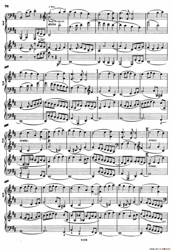 d小调第九交响曲 Op.125（双钢琴P73——82）