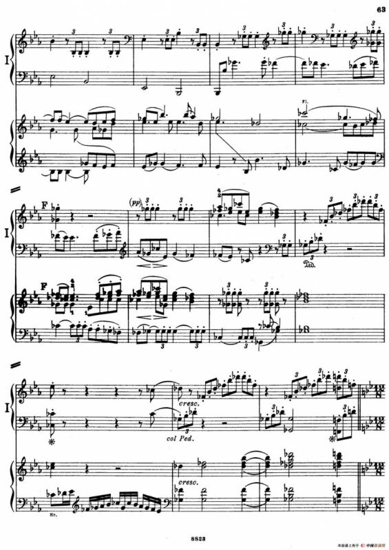 d小调第九交响曲 Op.125（双钢琴P63——72）