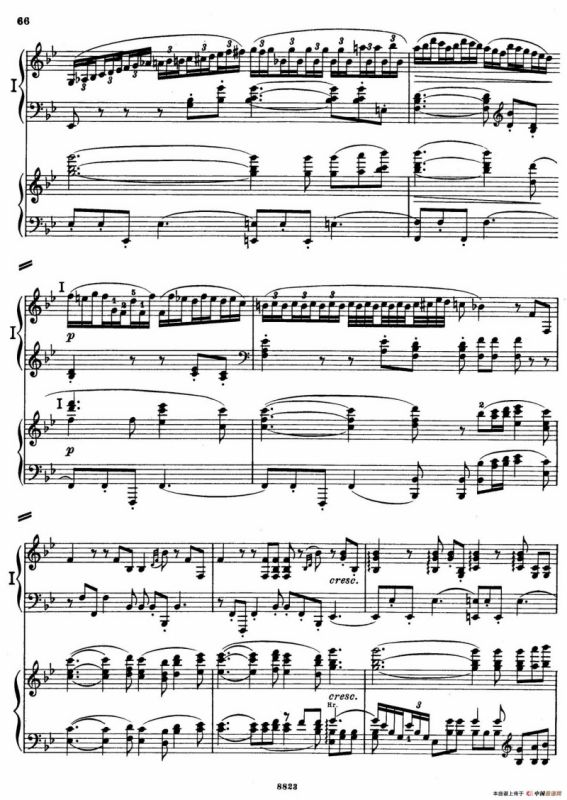 d小调第九交响曲 Op.125（双钢琴P63——72）