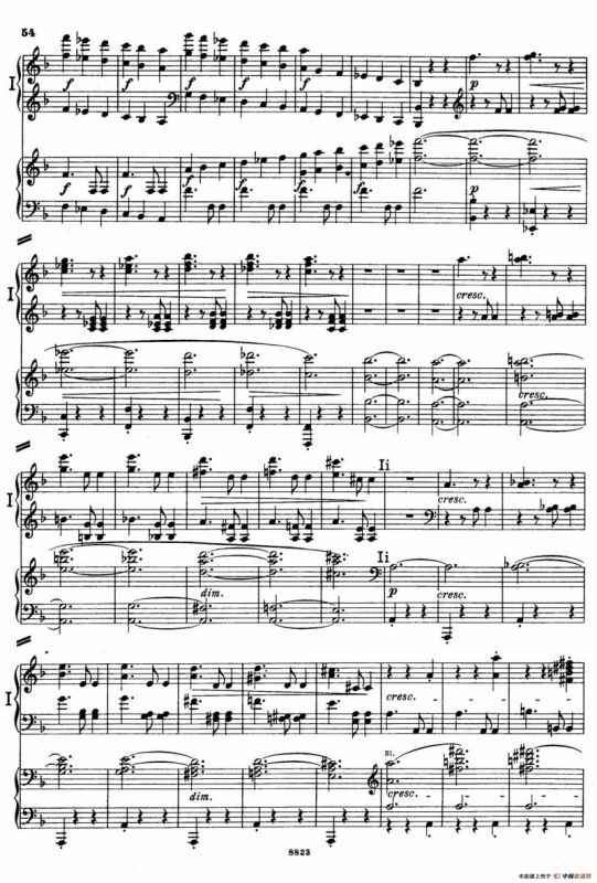 d小调第九交响曲 Op.125（双钢琴P53——62）