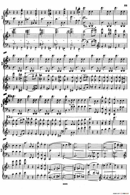 d小调第九交响曲 Op.125（双钢琴P53——62）