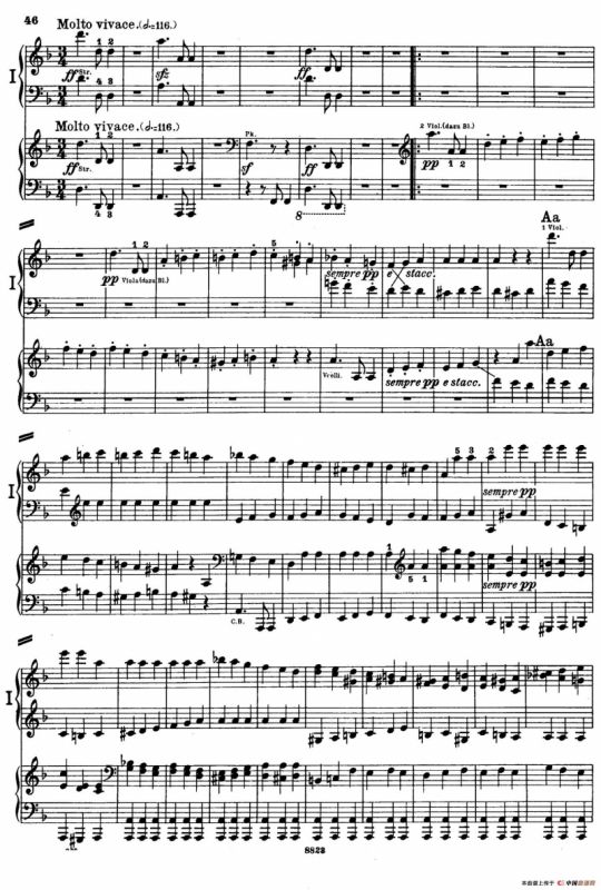 d小调第九交响曲 Op.125（双钢琴P43——52）