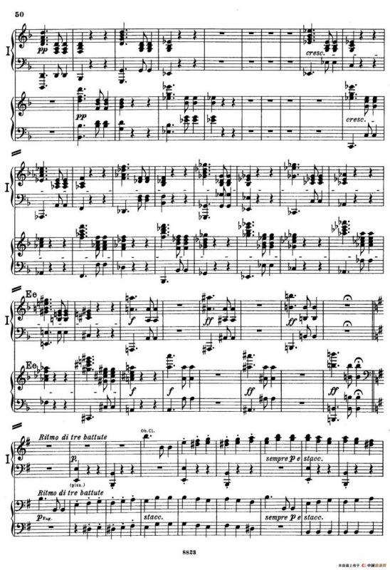 d小调第九交响曲 Op.125（双钢琴P43——52）