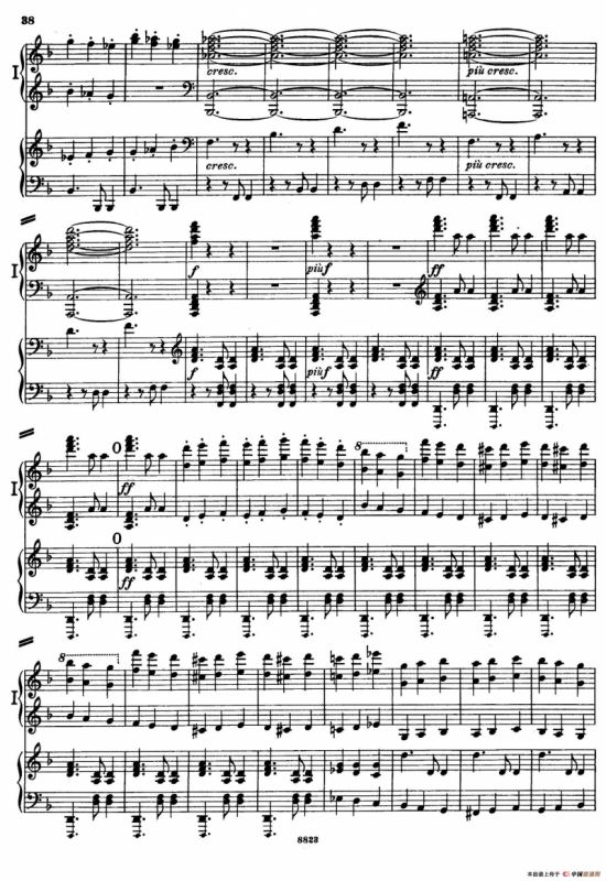 d小调第九交响曲 Op.125（双钢琴P33——42）