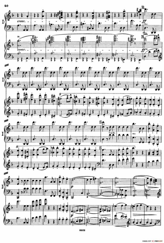 d小调第九交响曲 Op.125（双钢琴P33——42）