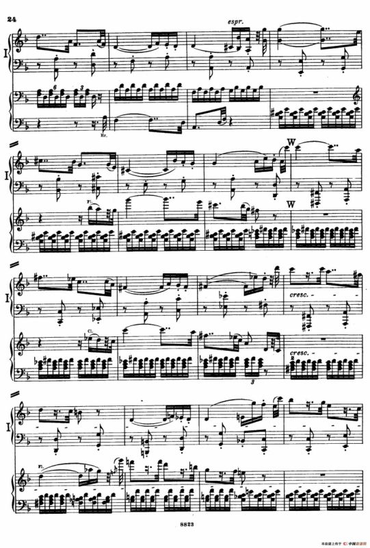 d小调第九交响曲 Op.125（双钢琴P23——32）