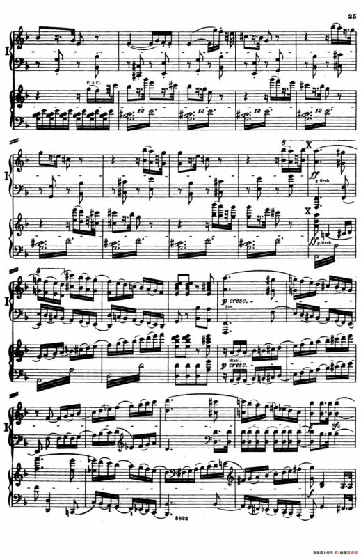 d小调第九交响曲 Op.125（双钢琴P23——32）