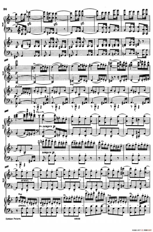 d小调第九交响曲 Op.125（双钢琴P23——32）