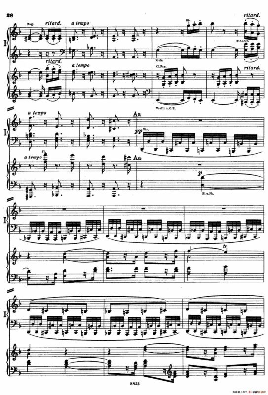 d小调第九交响曲 Op.125（双钢琴P23——32）