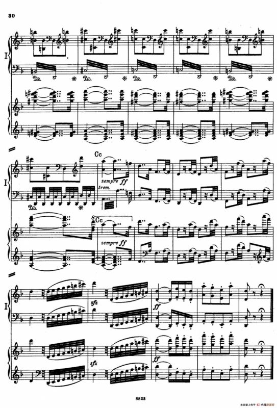 d小调第九交响曲 Op.125（双钢琴P23——32）