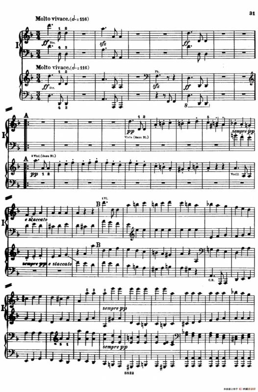 d小调第九交响曲 Op.125（双钢琴P23——32）