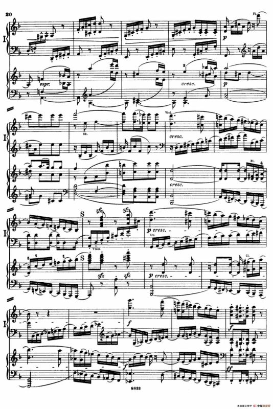 d小调第九交响曲 Op.125（双钢琴P13——22）