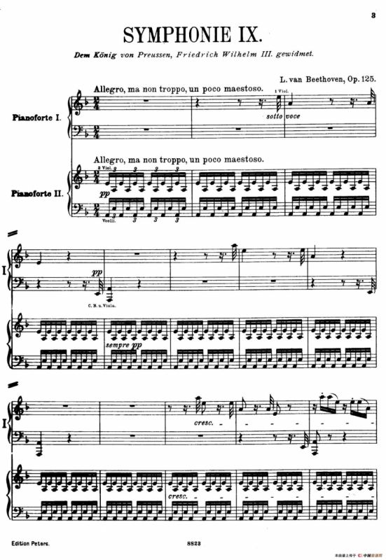 d小调第九交响曲 Op.125（双钢琴P3——12）
