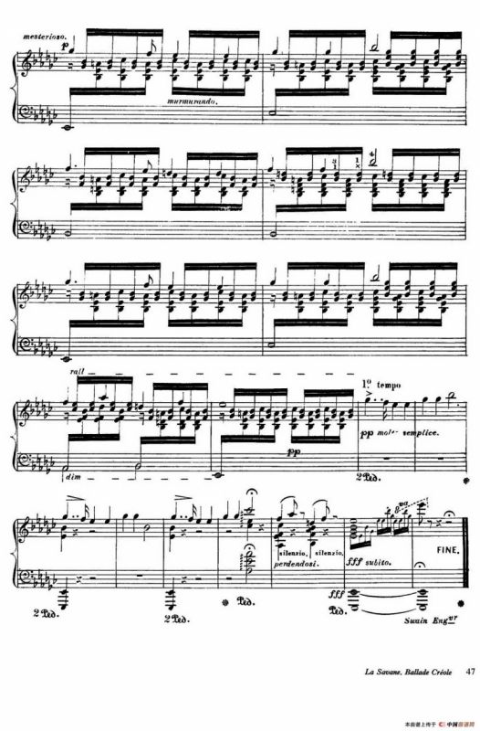 La Savane Op.3（热带草原）