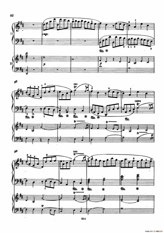 Concerto no 5 K 175 - 2 Piano（Ⅲ）