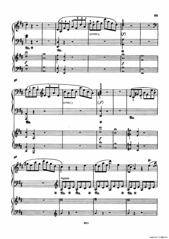 Concerto no 5 K 175 - 2 Piano（Ⅲ）