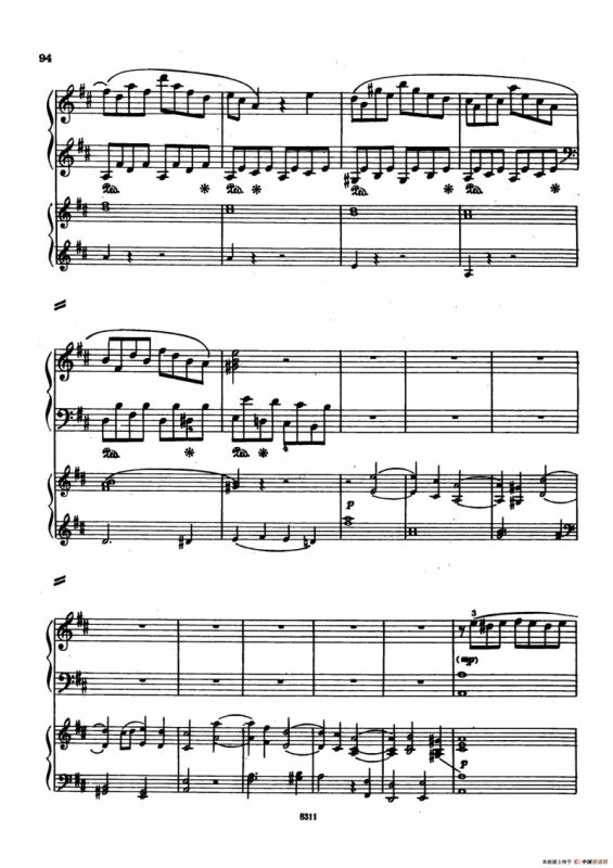 Concerto no 5 K 175 - 2 Piano（Ⅲ）