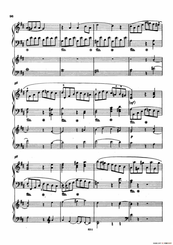 Concerto no 5 K 175 - 2 Piano（Ⅲ）