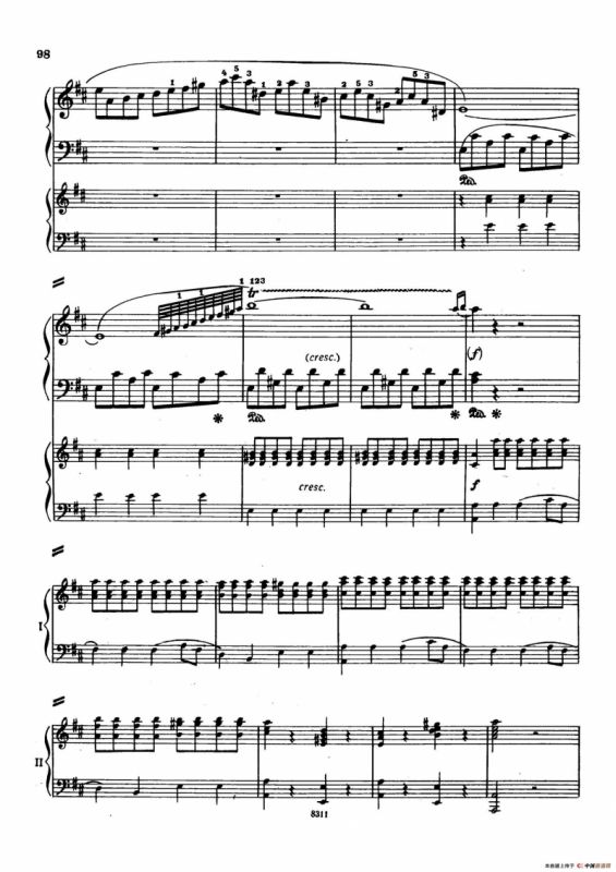Concerto no 5 K 175 - 2 Piano（Ⅲ）