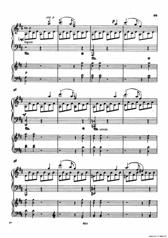 Concerto no 5 K 175 - 2 Piano（Ⅲ）