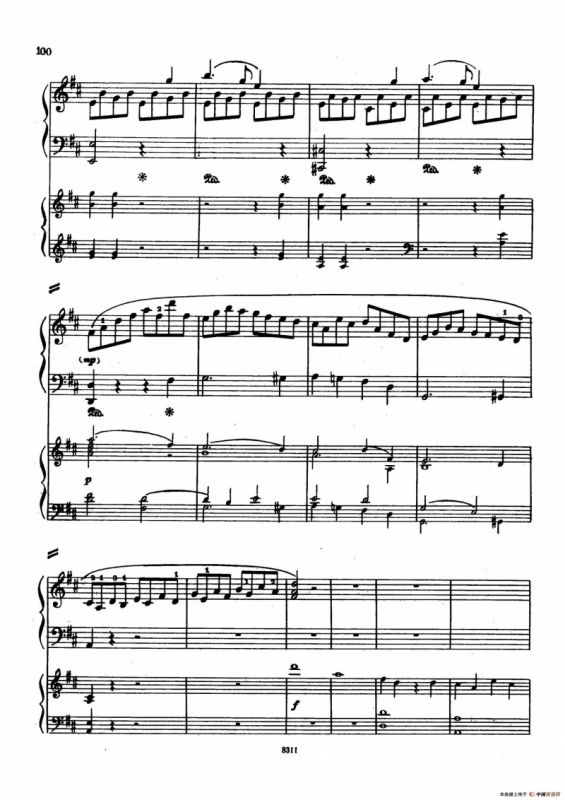 Concerto no 5 K 175 - 2 Piano（Ⅲ）